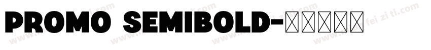 Promo SemiBold字体转换